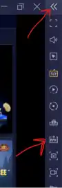 Barra lateral do BlueStacks com a opÃ§Ã£o Instalar APK para importar arquivo